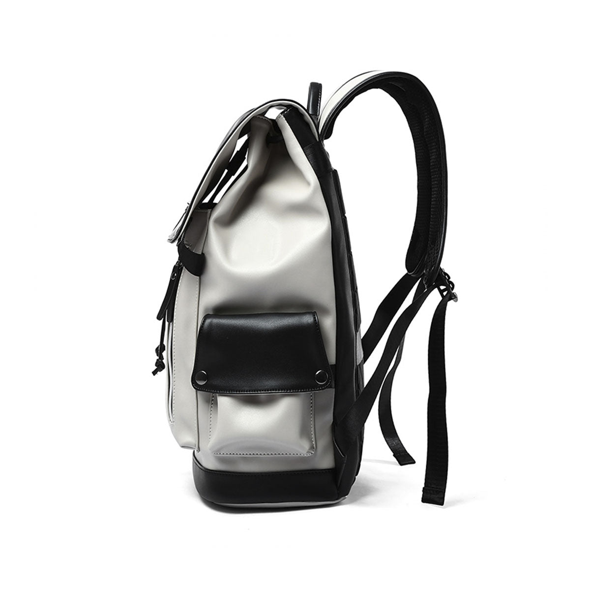 mochila negra impermeable unisex Urban Eclipse con compartimento para laptop