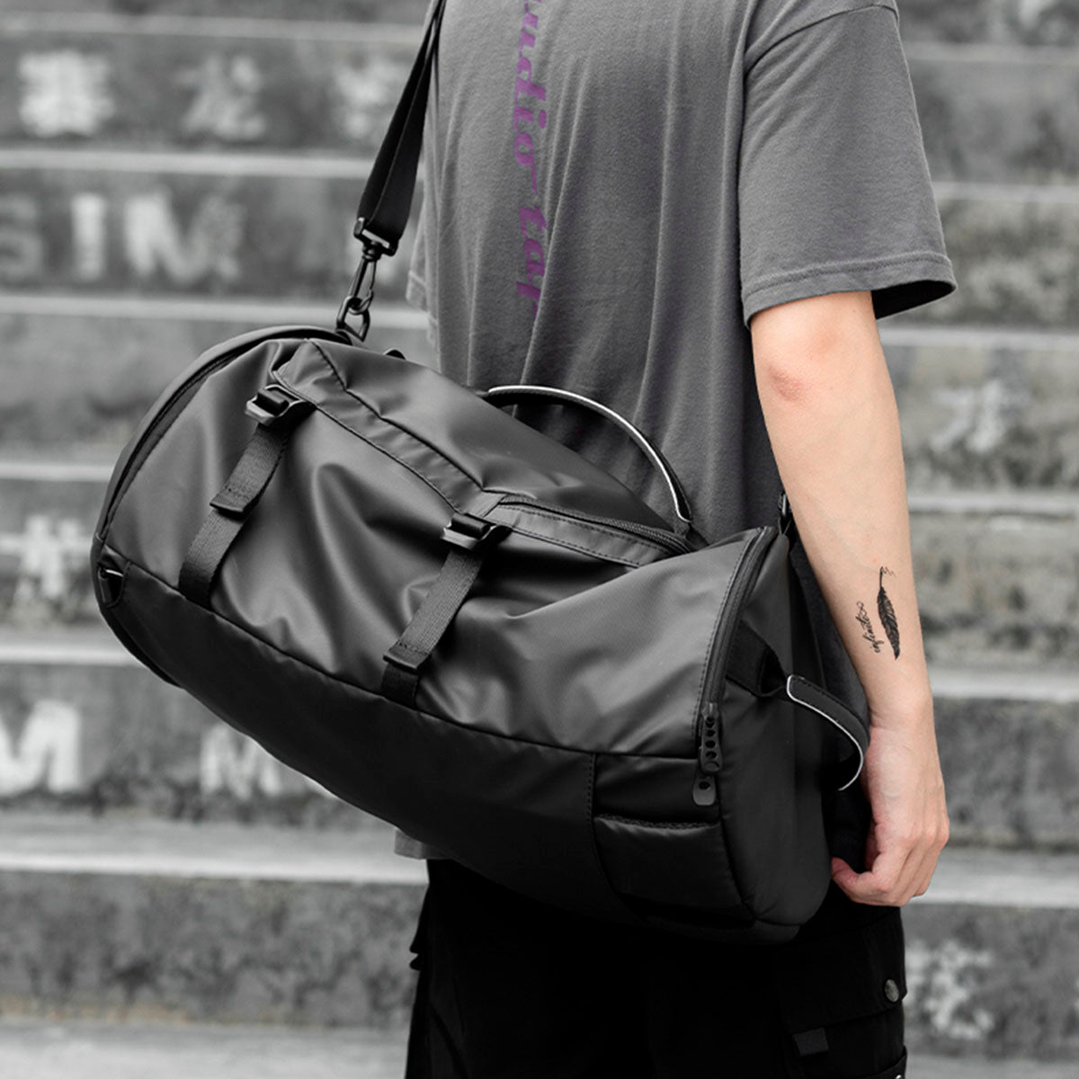 ConvertX Black Duffel